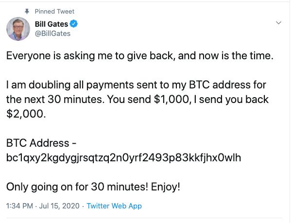  پست بیل گیتس توییتر 